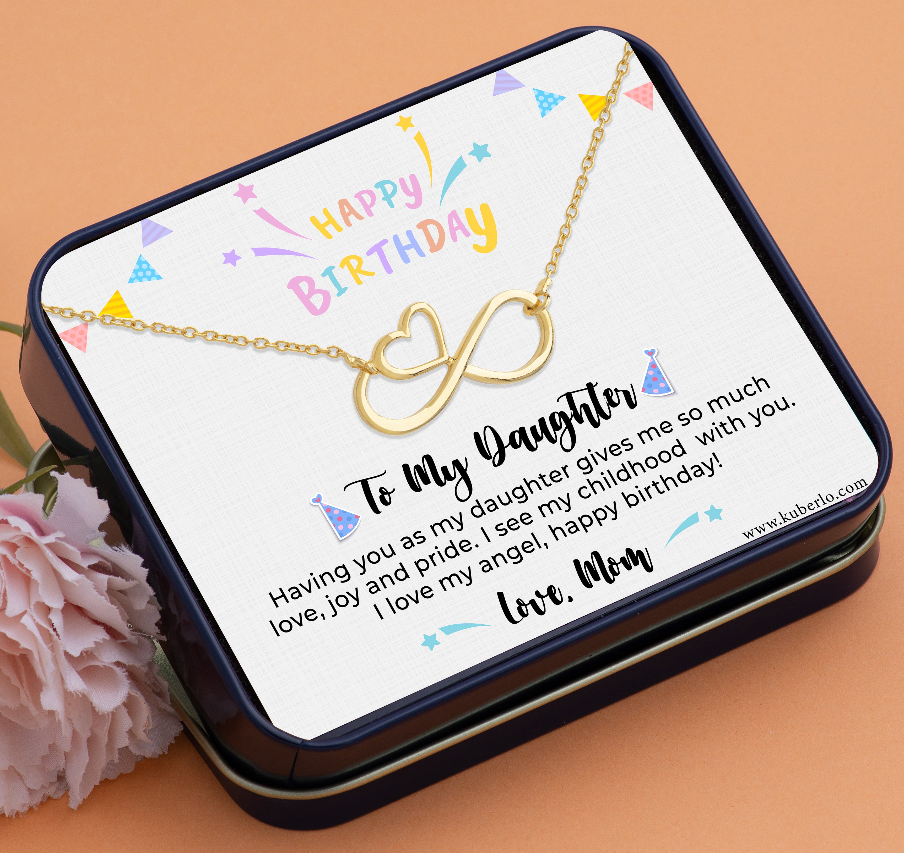 To My Daughter - Alluring Beauty Necklace - Birthday, Gift from Mom -  Walmart.com