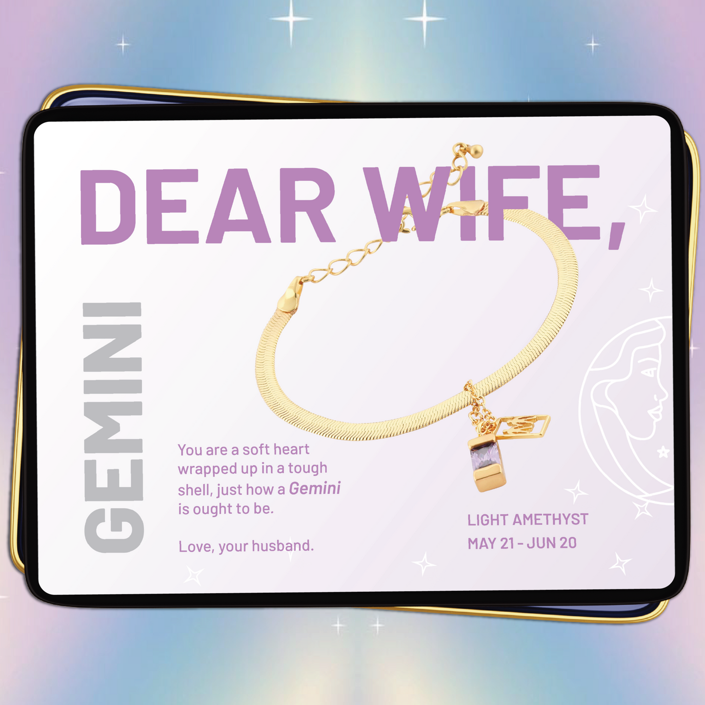 Gemini Bracelet ( May 21 - Jun 20) - Dear Wife