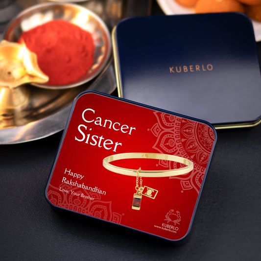 Cancer Bangle Bracelet ( Jun 21 - Jul 22 ) - Dear Sister